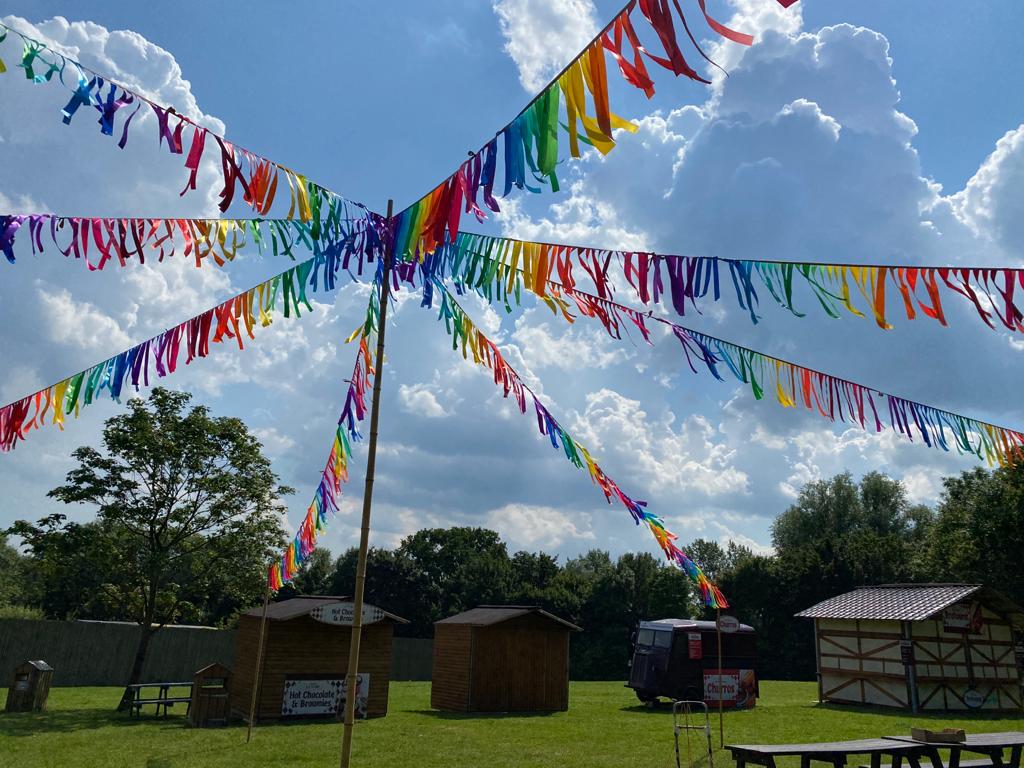 Ribbon Bunting 2.5m - rainbow - Image 6