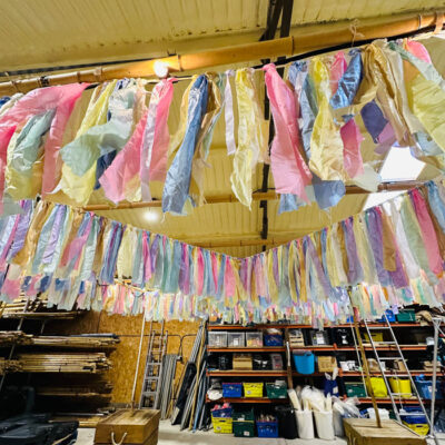 Raggle Taggle bunting by Event Flags in pastel